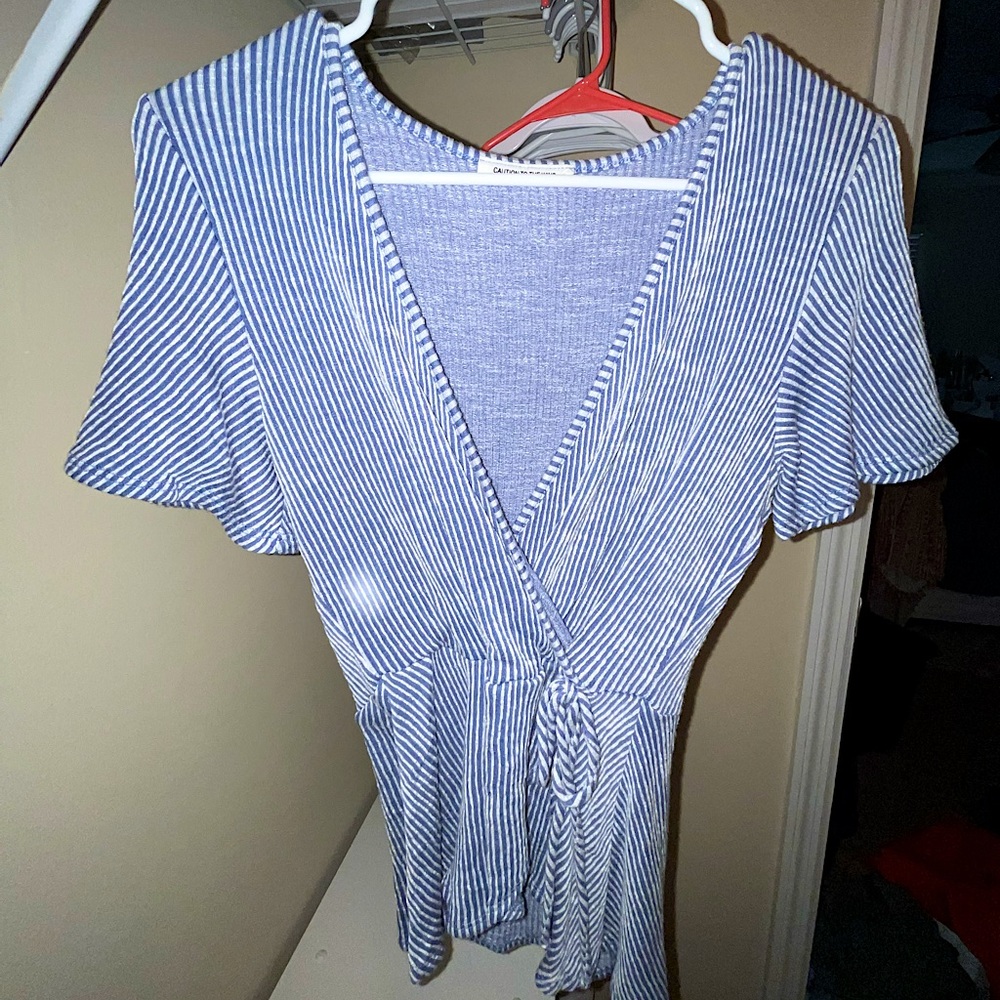 Caution to the Wind Wrap Top